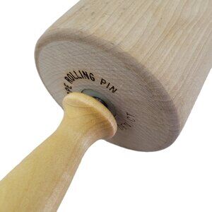 Commercial Bakery Thorpe Rolling Pin 15.25" x 3.25" Hardwood Hamden, CT USA